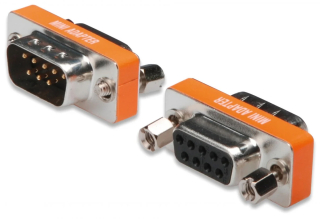 Adapter; D-Sub 9pin socket,D-Sub 9pin plug 