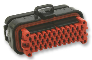 AMPSEAL Automotive Housing Plug Black 4.00mm, 3Rows, 35 Pos., Latch Lock, Cable Mount (Free-Hanging)