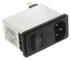 Line Filter IEC Fuse/Switch 6A Snap-In