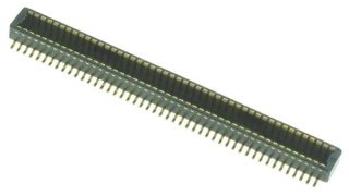 90-Pos Connector Plug, Outer Shroud Contacts Surface Mount Gold 2 rows 0.4mm