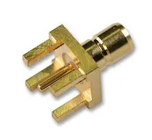 Conn SMB 0Hz to 4GHz 50Ohm Solder ST Thru-Hole F Gold Over Nickel Automotive
