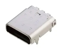 Съединител: USB Type-C; 24 контакта; USB 3.1; ъглов; монтаж SMD