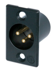 Конектор: XLR; гнездо; мъжки; PIN: 3; прав; запояване; черен; 16A