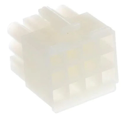 Housing Receptacle Natural 6.71mm 12-POS 3-ROWS