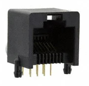 съединител 8P RJ45 за платка, долен контакт