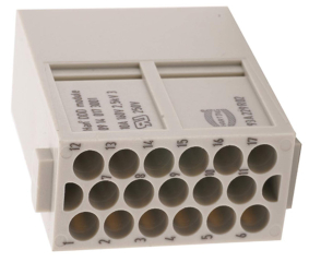 Han DDD module, crimp male, 17p