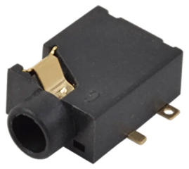 Съединител: жак аудио; стерео TRS; 3.5 mm; ъглов; монтаж SMD