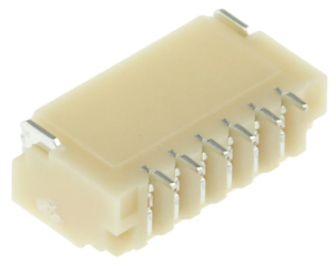 Съединител: пинов; ъглов; 6 позиции; стъпка 1 mm; монтаж SMD