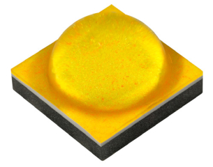 3.45x3.45mm, Warm White 1800K, 262lm@350mA, 3A max, 120deg, CRI=70min.