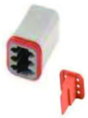 Receptacle Connector, 5.50mm 1X6P 13A 250V AC/DC; Waterproof IP67