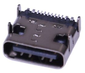 USB Type C, USB 2.0, Receptacle, 16 Ways, SMT