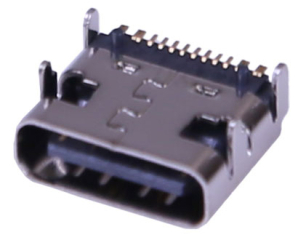 USB Type C, USB 2.0, Receptacle, 16 Ways, SMT
