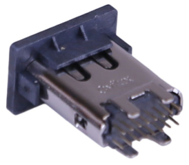 USB Type C, USB 2.0, Receptacle, 16 Ways, SMT