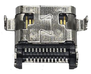 USB-C (USB TYPE-C) Receptacle Connector 24 Position Board Edge, Cutout; Surface Mount; Through Hole, Right Angle