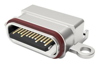 USB-C (USB TYPE-C) USB 2.0 Receptacle Connector 24 Position Board Edge, Cutout; Surface Mount; Through Hole, Right Angle