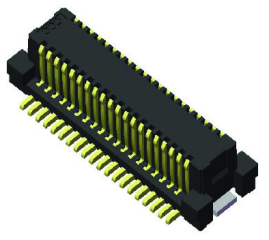 Board to Board & Mezzanine Connector, 40P, Vertical Plug, Height 3.0mm; Pitch 0.5mm