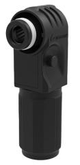 ES plug, black, 50mm2, 1500V 200A, crimped, cable diameter: 12.5mm