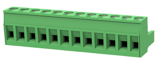 15A 300V AC AWG28-12 5.08mm female, straight