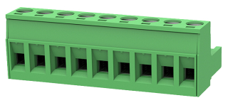 15A 300V AC AWG28-12 5.08mm female, straight