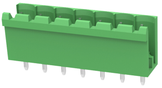 15A 300V AC 5.00mm, male, straight