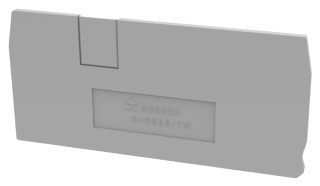 End plate, DS2.5-TW, grey
