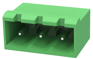 15A 300V AC 5.08mm, male, angled