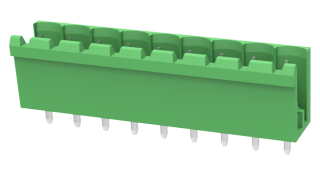 15A 300V AC 5.08mm, male, straight