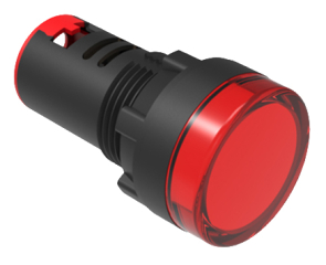 ?22mm Indicator Light, Color: Red, Voltage: AC/DC 24V