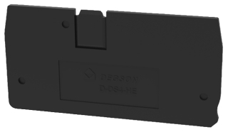 End plate, DS4-HE, black
