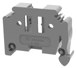 End clamp, WS2.5, grey