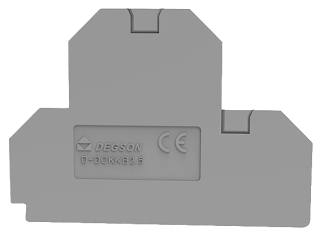 End plate, DCKKB2.5, grey