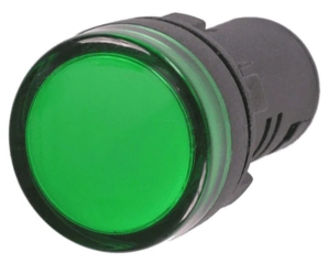 ?22mm Indicator Light, Color: Green, Voltage: AC/DC 24V