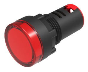 ?22mm Indicator Light, Color: Red, Voltage: AC/DC 24V