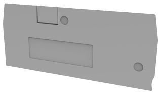 End plate, DS1.5-TW, grey