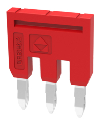 Bridge, Spacing: 6.1 mm, 3 pins, red