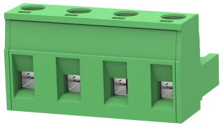 15A 300V AC AWG28-12 7.62mm female, angled