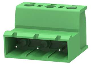 15A 300V AC AWG28-12 7.62mm male, angled