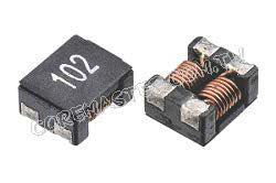 Common Mode Choke, 2-Line, 1.9А, DCR 0.081 Ohm, Impedance 1200 Ohm/100MHz, SMD 4.7x4.5x2.2mm