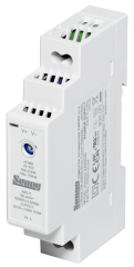 DIN rail; In:90-264VAC-Out:24VDC/0.625A; Short,OCP