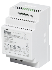 DIN rail; In:90-264VAC-Out:12VDC/ 4.5A; Short,OCP