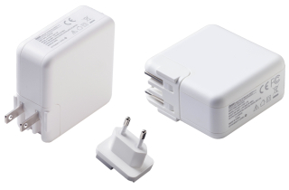 Power supply USB-C + EU AC Plug; apple white