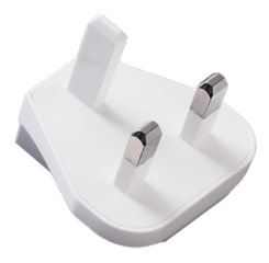 UK AC plug for SYS1621 apple white