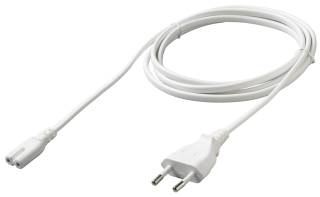 Power cable 220V C7 apple white