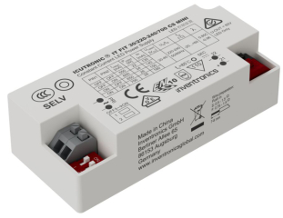 LED power supply CC, 17-29W, Nom. output voltage 30-40V, Nom. output current 550/600/650/700mA switched mode, IP20, 80x35x23mm, SELV