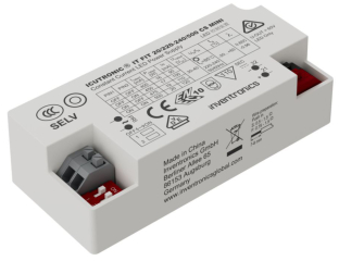 LED power supply CC, 12-21W, Nom. output voltage 30-40V, Nom. output current 400/450/475/500mA switched mode, IP20, 80x35x23mm, SELV
