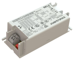 LED power supply CC, 9-20W, e 23-42V,  150/200/250/300/350/400/450/500mA switched mode, IP20, 97x43x29.5mm, SELV