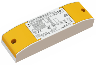 LED power supply CC, 12-30W, e 23-42V,  700/750/800/850/900/950/1000/1050mA switched mode, IP20, 145x43x28mm, SELV, Cable Clamp