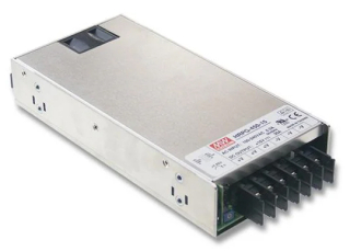 In 85~264VAC, 120~370VDC, Out 12V 37.5A 450W 218x105x41mm