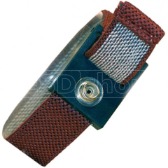 ESD wrist strap, 10mm snap, red