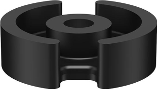 P(Pot Core)3.3 x 2.6, Ungapped, Material N30, AL=500nH, 3.35x2.6mm